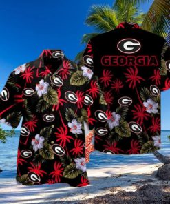 Georgia Bulldogs Summer Tropical Combo Hawaiian Shirt
