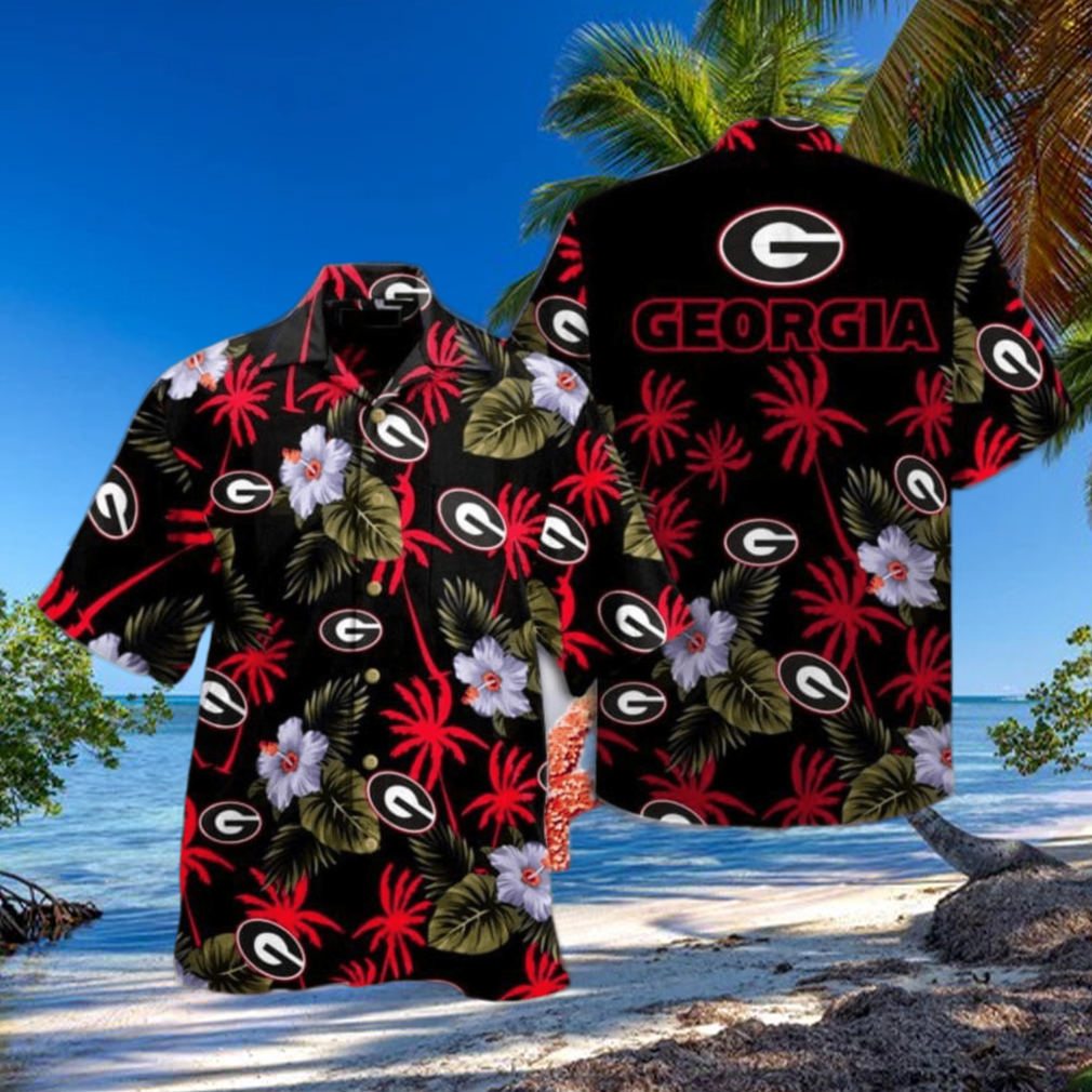 Georgia Bulldogs Summer Tropical Combo Hawaiian Shirt Georgia Bulldogs Summer Tropical Combo Hawaiian Shirt