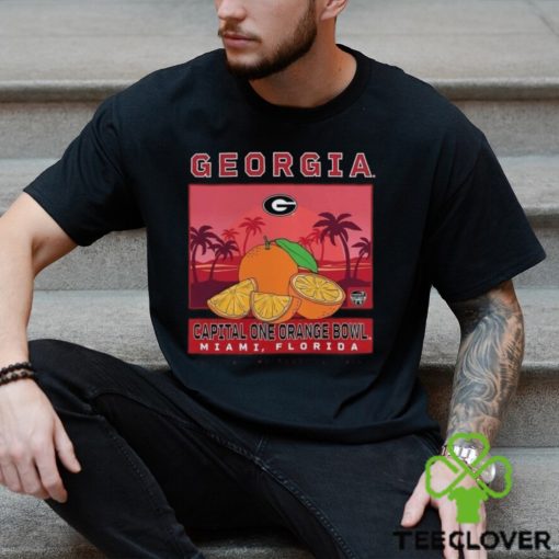 Georgia Bulldogs T Shirt Capital One Orange Bowl shirt