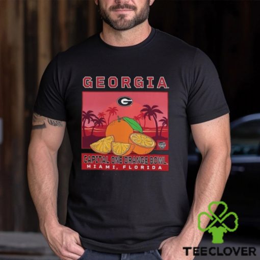 Georgia Bulldogs T Shirt Capital One Orange Bowl shirt