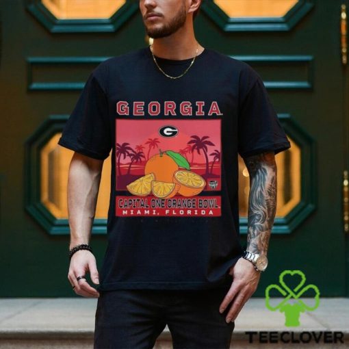 Georgia Bulldogs T Shirt Capital One Orange Bowl shirt