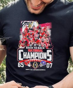 Georgia Bulldogs Team 2021 2022 Back To Back National Football Champions Shirt