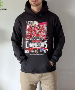 Georgia Bulldogs Team 2021 2022 Back To Back National Football Champions Shirt