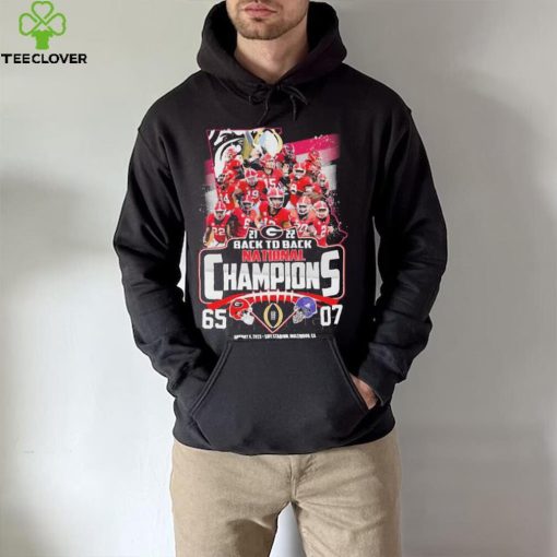 Georgia Bulldogs Team 2021 2022 Back To Back National Football Champions Shirt