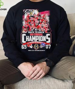 Georgia Bulldogs Team 2021 2022 Back To Back National Football Champions Shirt
