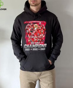 Georgia Bulldogs Team Back To Back To Back Sec East Champions 2021 2022 2023 Shirt