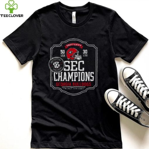 Georgia Bulldogs Undefeated 2022 Sec Champions Shirt