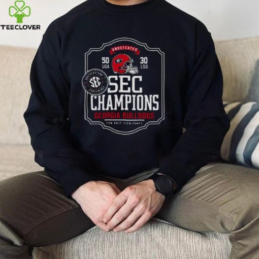 Georgia Bulldogs Undefeated 2022 Sec Champions Shirt