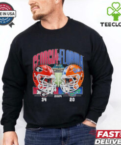 Georgia Bulldogs Victory 34 20 Florida Gators Football 2024 Rivalry Score Shirt