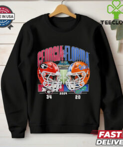 Georgia Bulldogs Victory 34 20 Florida Gators Football 2024 Rivalry Score Shirt