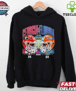 Georgia Bulldogs Victory 34 20 Florida Gators Football 2024 Rivalry Score Shirt