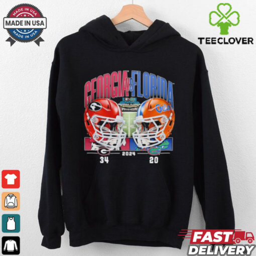 Georgia Bulldogs Victory 34 20 Florida Gators Football 2024 Rivalry Score Shirt