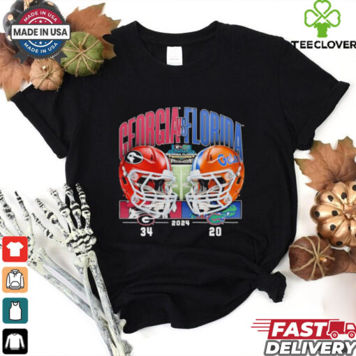Georgia Bulldogs Victory 34 20 Florida Gators Football 2024 Rivalry Score Shirt