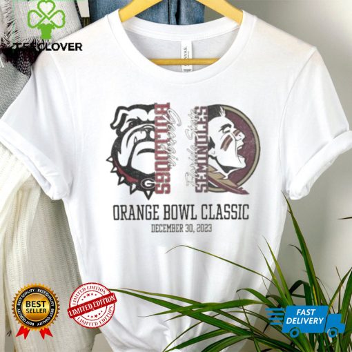 Georgia Bulldogs Vs Florida State Seminoles Orange Bowl Classic December 30, 2023 Shirt