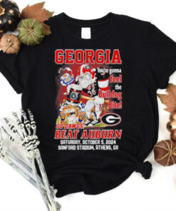 Georgia Bulldogs You’re Gonna Feel The Bulldog Bite Go Dawgs Beat Auburn T Shirt