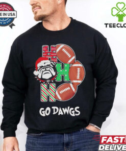 Georgia Bulldogs ho ho ho go dawgs Christmas shirt