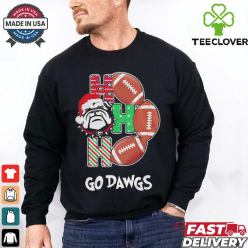 Georgia Bulldogs ho ho ho go dawgs Christmas shirt