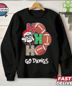 Georgia Bulldogs ho ho ho go dawgs Christmas shirt