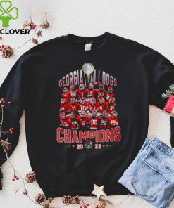 Georgia Bulldogs team football Champions 2022 shirt