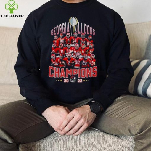 Georgia Bulldogs team football Champions 2022 shirt