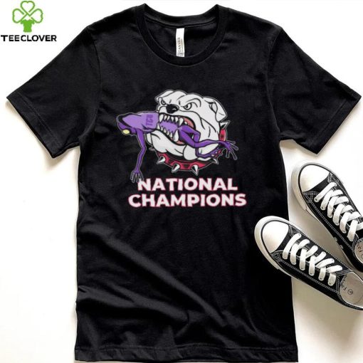 Georgia Bulldogs uga Eat Frogs National Champions shirt