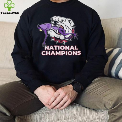 Georgia Bulldogs uga Eat Frogs National Champions shirt