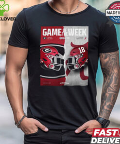 Georgia Bulldogs vs Alabama Crimson Tide Game Of The Week College Football 25 shirt