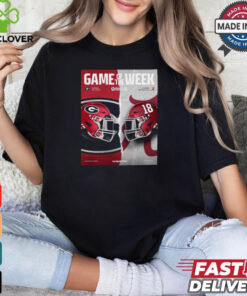 Georgia Bulldogs vs Alabama Crimson Tide Game Of The Week College Football 25 shirt