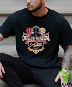 Georgia Bulldogs vs Florida State Seminoles 2023 Capital One Orange Bowl T Shirt
