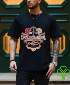Georgia Bulldogs vs Florida State Seminoles 2023 Capital One Orange Bowl T Shirt