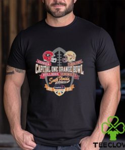 Georgia Bulldogs vs Florida State Seminoles 2023 Capital One Orange Bowl T Shirt