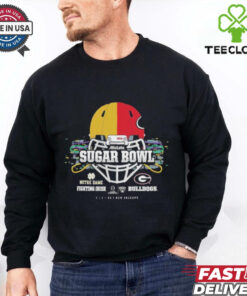 Georgia Bulldogs vs Notre Dame Fighting Irish 2025 Allstate Sugar Bowl Head To Head Helmet T Shirts
