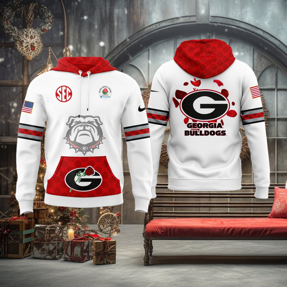 Georgia Bulldogs x Rose Bowl Game 2025 Playoff Limited Edition Hoodie1 Georgia Bulldogs x Rose Bowl Game 2025 Playoff Limited Edition Hoodie1