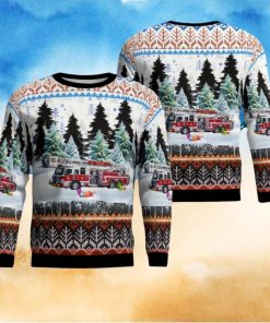 Georgia, Cobb County Fire & Emergency Services AOP 3D Ugly Christmas Sweater