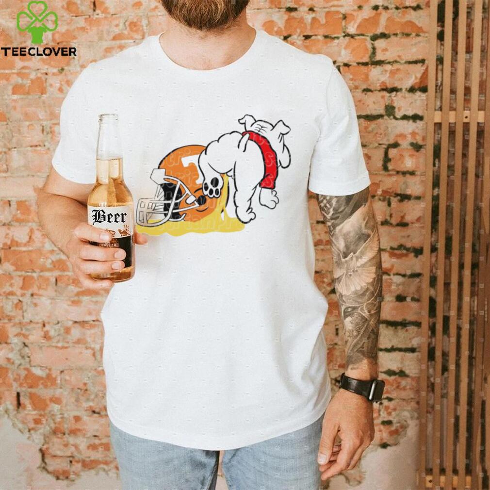 Georgia Dawg Pee On Tennessee Vols Shirt