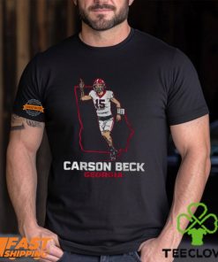 Georgia Football Carson Beck State Star Shirt