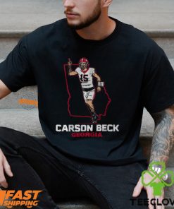 Georgia Football Carson Beck State Star Shirt