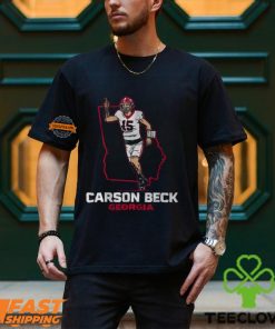 Georgia Football Carson Beck State Star Shirt