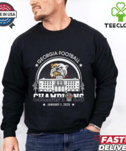 Georgia Football Football Jan 1 2025 Sugar Champions Skyline Shirt