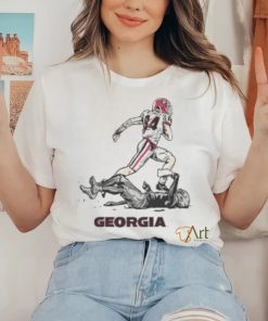 Georgia Football Ladd Mcconkey Superstar Pose Shirt