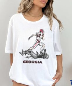 Georgia Football Ladd Mcconkey Superstar Pose Shirt