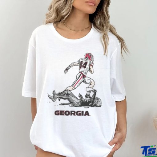 Georgia Football Ladd Mcconkey Superstar Pose Shirt