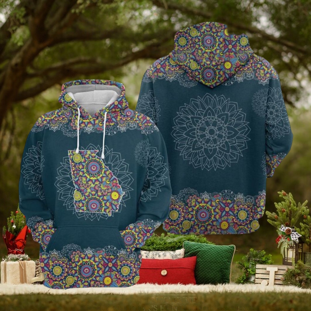 Georgia Mandala 3D Printed Hoodie Georgia Mandala 3D Printed Hoodie