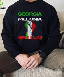 Georgia Meloni Italian Hero flag shirt
