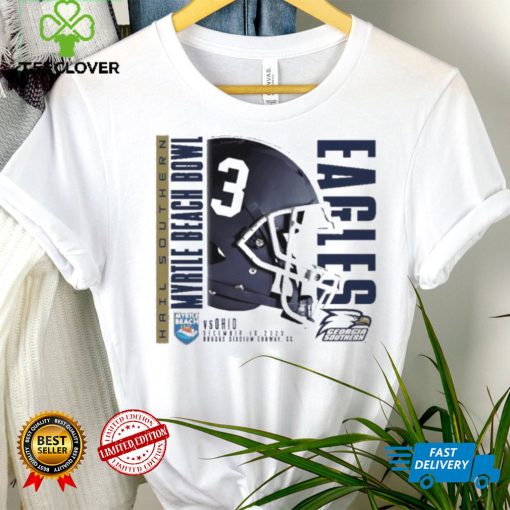 Georgia Southern Eagles 2023 Myrtle Beach Bowl Helmet Shirt