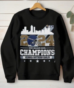 Georgia Southern Eagles New Orleans Bowl Champions 2024 Hoodie T Shirt