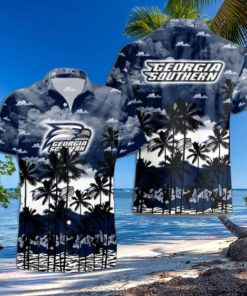 Georgia Southern Eagles Palms Tree Hawaiian Shirt