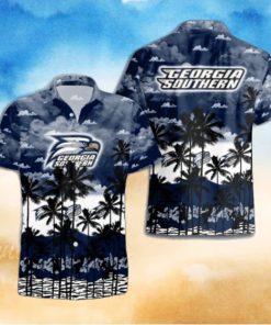 Georgia Southern Eagles Palms Tree Hawaiian Shirt