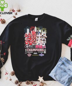 Georgia Sport Team Champions 2021 World Series And CFP National Signatures Shirt