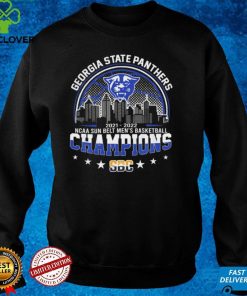 Georgia State 2021 2022 NCAA Sun Belt Men's Basketball Champions Graphic Unisex T Shirt, Sweatshirt